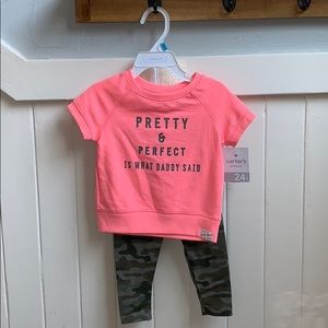 NWT Carter’s  Pretty & Perfect is What Daddy Said